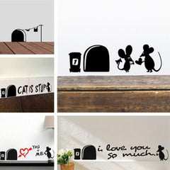 Stickers "funny mouse"