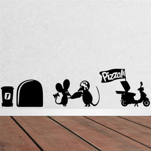 Stickers "funny mouse"