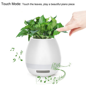 Pot de fleur Smart enceinte Wireless Finger touch Bluetooth