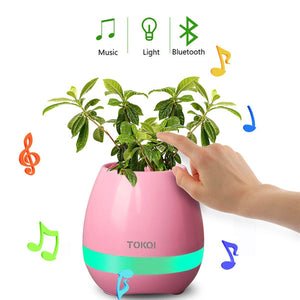 Pot de fleur Smart enceinte Wireless Finger touch Bluetooth