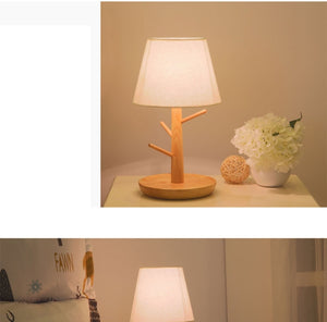 Lampe de chevet en bois style Nordique