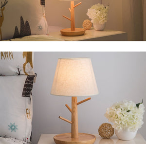 Lampe de chevet en bois style Nordique