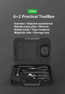 Xiaomi 6+2 DIY Boite à outils premium Tool Box mijia