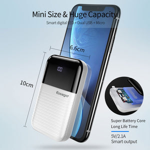 Mini Power Bank 10000mAh Batterie externe premium